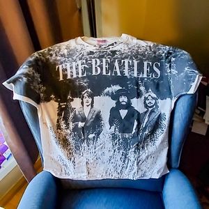 Rare Vintage 90's The Beatles Full Print T-Shirt